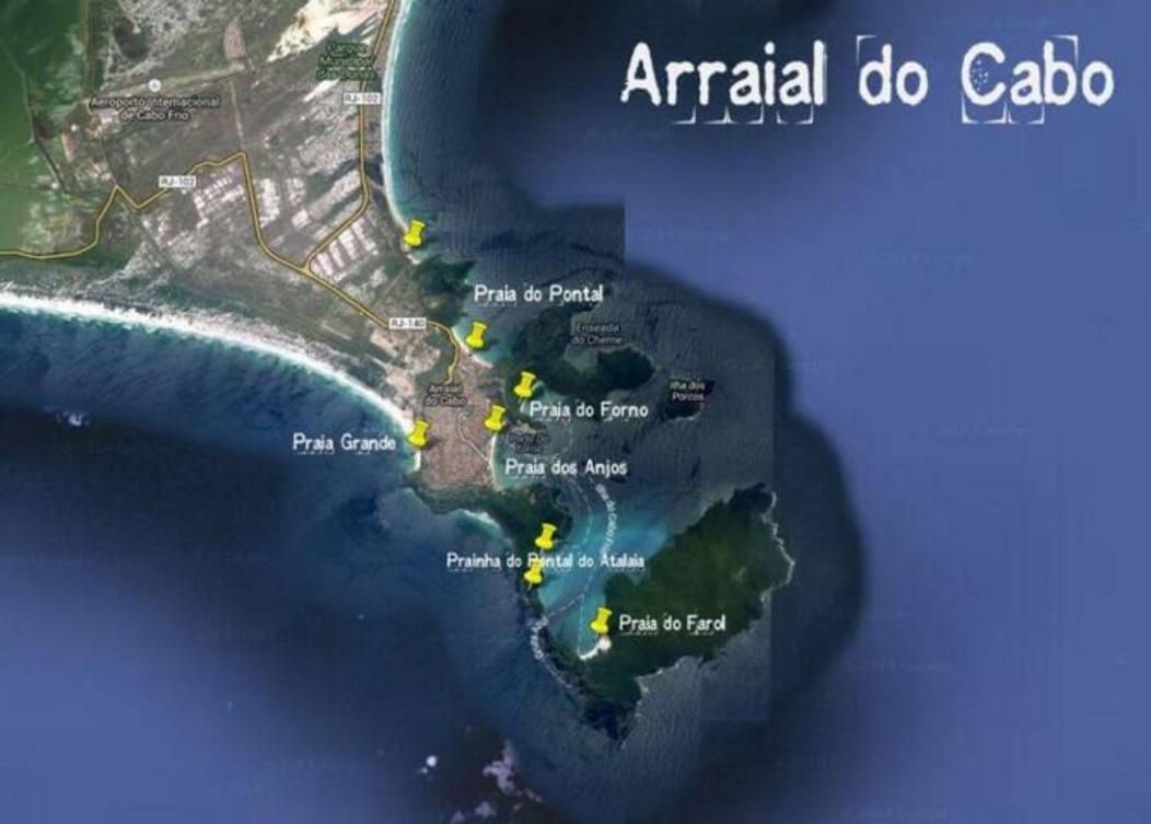 Apartamento Temporada Em Arraial Do Cabo, Villa Da Praia Acomoda Ate 8 Pessoas! Eksteriør billede
